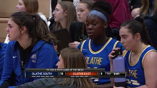 Olathe East vs Olathe South Girls 020924 [upl. by Halimaj]