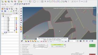 Creation of midsurfaces with HyperMesh  extend surface assembly [upl. by Aeht]