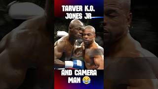 Tarver KNOCKS OUT Jones Jr and Cameraman in this EPIC boxing fight boxing knockoutpower trending [upl. by Sherlocke29]