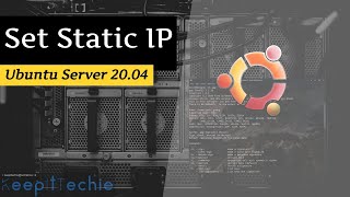 How to Set Static IP in Ubuntu Server 2004 [upl. by Ramilahs853]