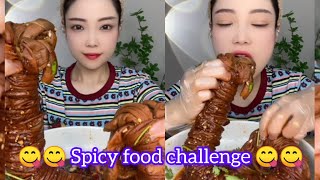 Spicy Chinese food eating mukbang  spicy food eating  best food eating [upl. by Ikey986]