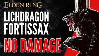 Elden Ring  Loreaccurate Guts vs Lichdragon Fortissax NG7 No Damage [upl. by Bodkin203]