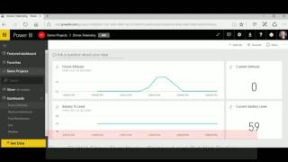 Microsoft PowerBI RealTime Telemetry [upl. by Chema]