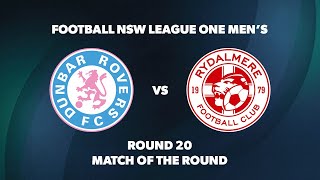 League One NSW Mens Round 20 Dunbar Rovers FC v Rydalmere Lions FC [upl. by Ahael]