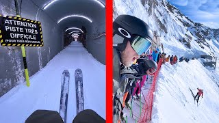 Le Tunnel in Alpe dHuez — UNCUT [upl. by Aenit]