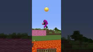 Breaking Over Lava vs Emoji Reaction minecraft meme shorts [upl. by Robbins]