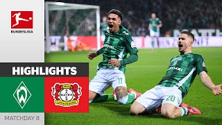 Bremen Twice Come From Behind  Werder Bremen  Bayer Leverkusen  MD 8 – Bundesliga 202425 [upl. by Sorel]