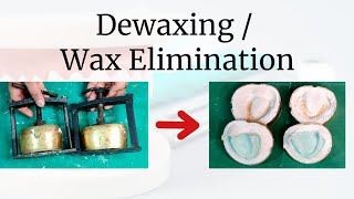 Dewaxing or Wax Elimination in processing of complete denture  Dewaxing in just 5 minutes so easy [upl. by Luther921]