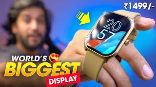 The Worlds BIGGEST DISPLAY Calling Smartwatch Under ₹2000 ⚡️ FireBoltt HUNTER Smartwatch Review [upl. by Nnav]