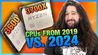 AMD R7 3700X amp R5 3600 in 2024 Revisit Benchmarks vs 7800X3D 5700X3D amp More [upl. by Airetnahs]