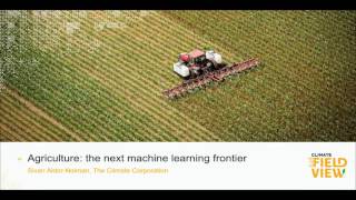 Agriculture The Next MachineLearning Frontier  Data Dialogs 2016 [upl. by Nonnerb]