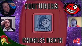 Youtubers React To Charles Death 2  VH Ending Valliant Hero  Reaction Replays  Henry Stickmin [upl. by Wyler]