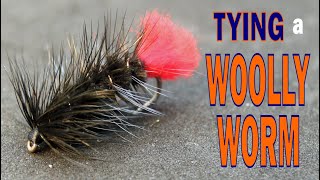 WOOLLY WORM  FLY TYING [upl. by Lzeil911]