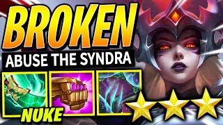 ABUSE SYNDRA for FREE WINS in TFT SET 12  RANKED Best Comps  TFT Patch 1415  Teamfight Tactics [upl. by Gulick]