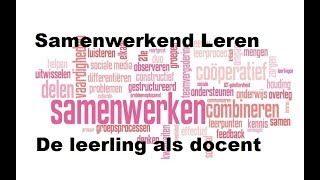 Werkvorm 28 De leerling als docent [upl. by Ateval]