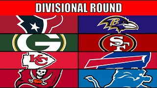 NFL Playoff Predictions Divisional Round [upl. by Anej499]