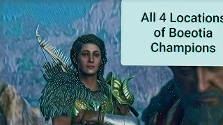 Assassins Creed Odyssey  Find and Assassinate The Boeotian Champions Location [upl. by Westberg]