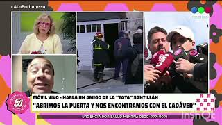 ALaBarbarossa sobre de la muerte de la tota santillan AhoraArielensusalsa Telefe [upl. by Gilliette]