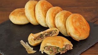 How to Make Chinese Beef Puff Pastry Pies  The technique for getting the puff pastry is very easy [upl. by Millicent]