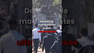 Judíos ultraortodoxos asaltan una base militar israelí [upl. by Htyderem]