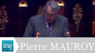 Pierre Mauroy les nouvelles mesures économiques et fiscales  Archive vidéo INA [upl. by Yrral]