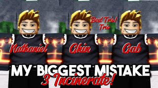 Strongest Battlegrounds  Best Trio 3 Incinerate We Broke The Game  TSB [upl. by Aimal]