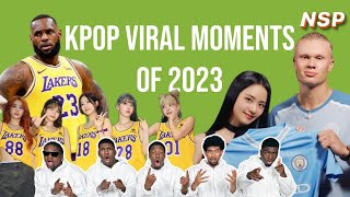 Kpop Viral Moments 2023  Reaction [upl. by Oregolac]