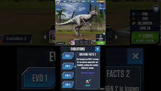 SCORPIOS REX GEN 2 ALL EVOLUTION  Jurassic World The Game [upl. by Novah]