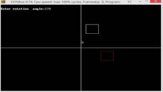 Graphics Programming  2D Transformations In C Program [upl. by Sinclare]