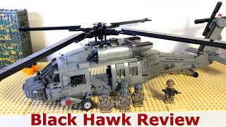 Brickmania UH60M Black Hawk Full Review [upl. by Cyrille]