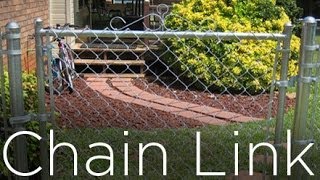 HOW TO INSTALL CHAIN LINK FENCE PART 1 [upl. by Anilosi]