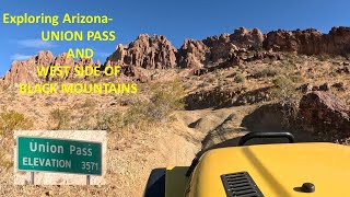 Jeep Trails along west flank of Black Mountains Mohave County AZ [upl. by Ikim]