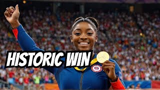 Simone Biles Makes HISTORY in Tokyo Olympics with Team USA Win [upl. by Mord]