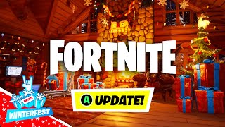 NEW FORTNITE EMERGENCY UPDATE MOVEMENT FIXED FREE PRESENTS WINTERFEST amp MORE Chapter 5 [upl. by Stanford639]