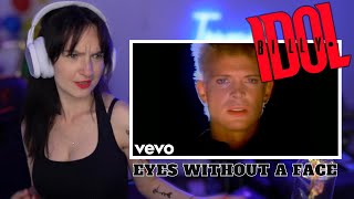 Billy Idol  Eyes Without A Face  First Time Reaction [upl. by Harshman]