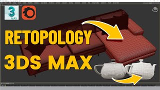 How To Use Retopology Modifier 3ds Max  Eris Graphic [upl. by Eudoxia708]