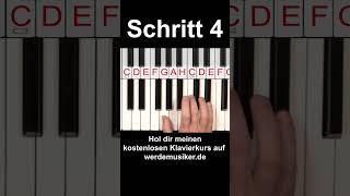 Eine wunderschöne EINFACHE Melodie für Anfänger klavierlernen pianotutorial [upl. by Charleton]