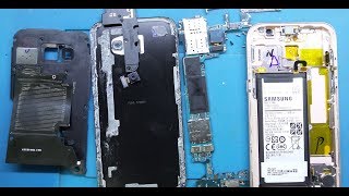 فتح وتشريح سامسونج samsung a5 2017 a520f open teardown [upl. by Rici192]