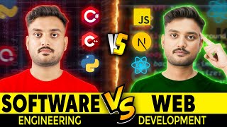 Which Career Path Is Right for You  Web Development vs Software Engineering  Hindi [upl. by Hui]