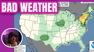 🌪️ Live Severe Weather com  10 Tornado Chance again  Hayley and Robot Man  July 10th [upl. by Palestine]