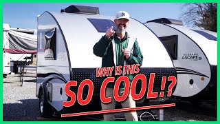 2023 ALiner Grand Ascape ST Teardrop Travel Trailer Walkthrough  Beckleys RVs [upl. by Yerrot]