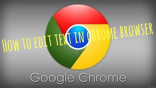 How to edit text on chrome browser on any android device [upl. by Mettah113]