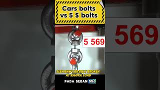 5 BOLTS vs CAR BOLTS [upl. by Cormier157]