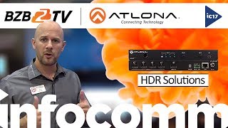 Atlona 4KUHD HDR Extension amp Distribution Solutions [upl. by Sirronal342]