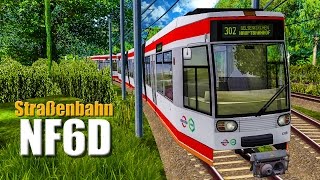 OMSI 2 Straßenbahn NF6D 7  Mit der DOPPELTRAKTION auf Schalke [upl. by Pasco]