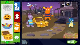 The Backyardigans  Trick or Treat with the Backyardigans  Full Gameplay  Online Game [upl. by Aititil]