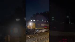 CSX 1871 ES44AH “Atlantic Coast Line” leads CSX X301 through PiscatawayNJ w a SAAHC hornshow [upl. by Aaberg68]