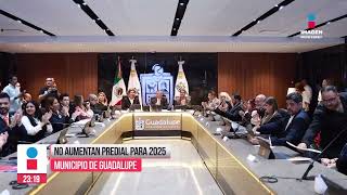 No habrá aumento de predial en Guadalupe alcalde  Noticias MTY con Claudia Ovalle [upl. by Neill]