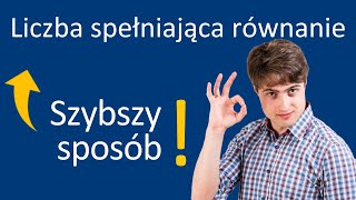 Jak podstawianie liczby pod niewiadome Liczby spełniające równania  Wyrażenia algebraiczne  SP [upl. by Ydnat]