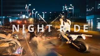 Supermoto Night Ride  Nocne Upalanie [upl. by Aniratac]